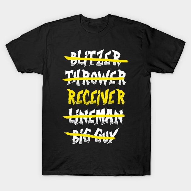 Receiver Blood Bowl T-Shirt by klarennns